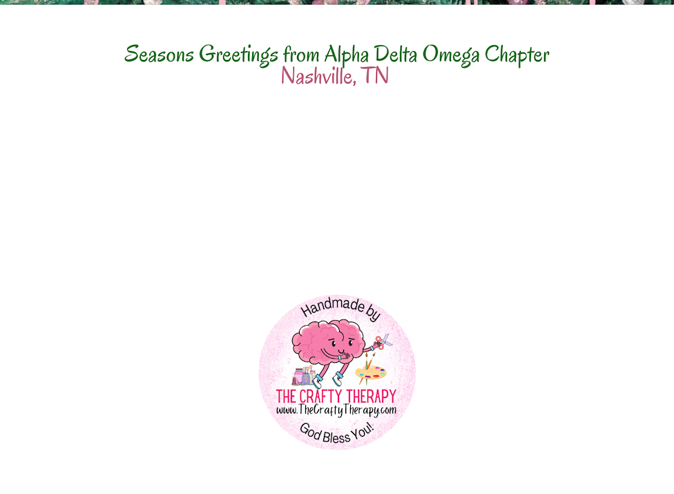 400  Holiday cards (size 4x5.25) with Envelopes (ADO)