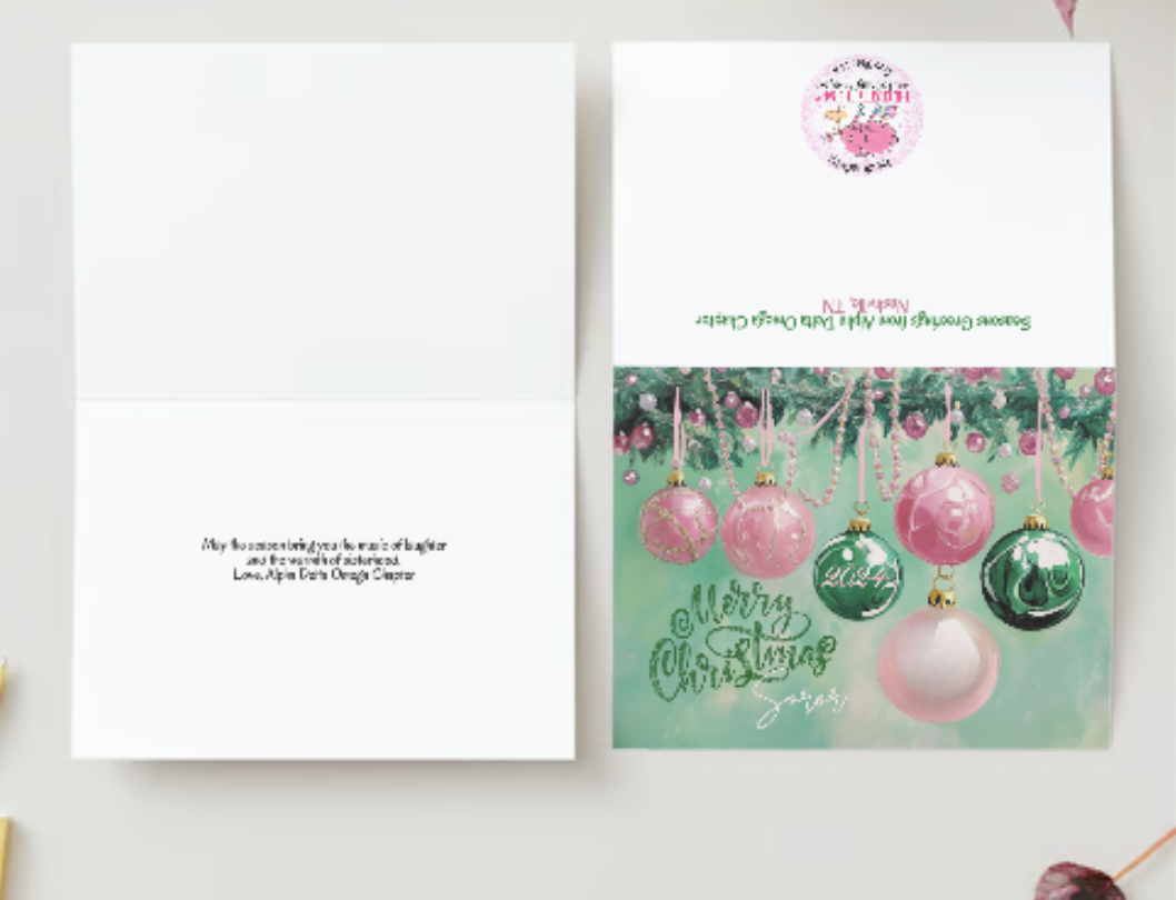 400  Holiday cards (size 4x5.25) with Envelopes (ADO)